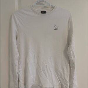 White OVO Long Sleeve Shirt